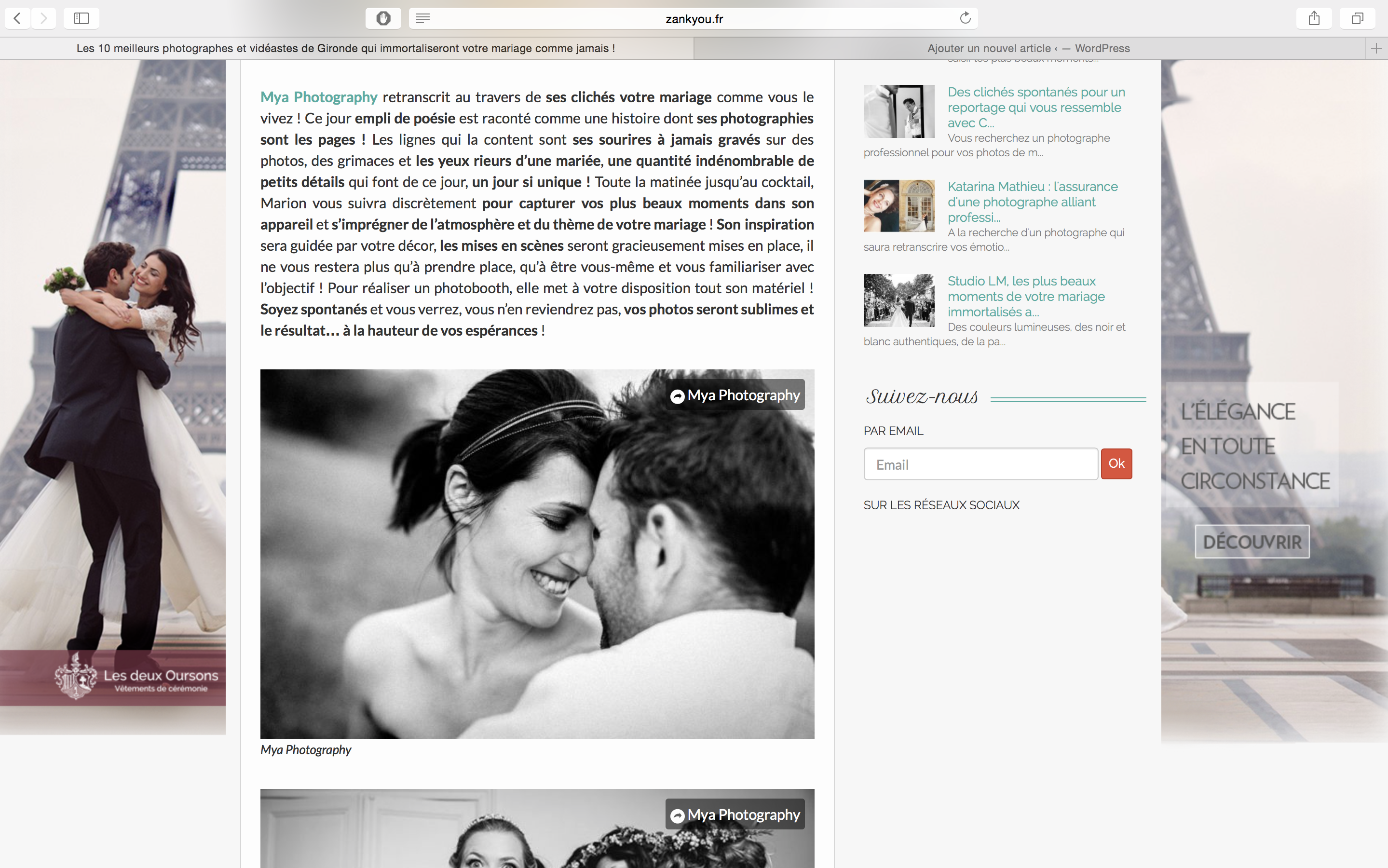 Alt les 10 meilleurs photographes de la Gironde par Zankyou Weddings