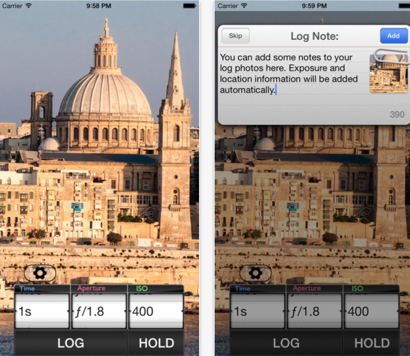 Pocket light meter