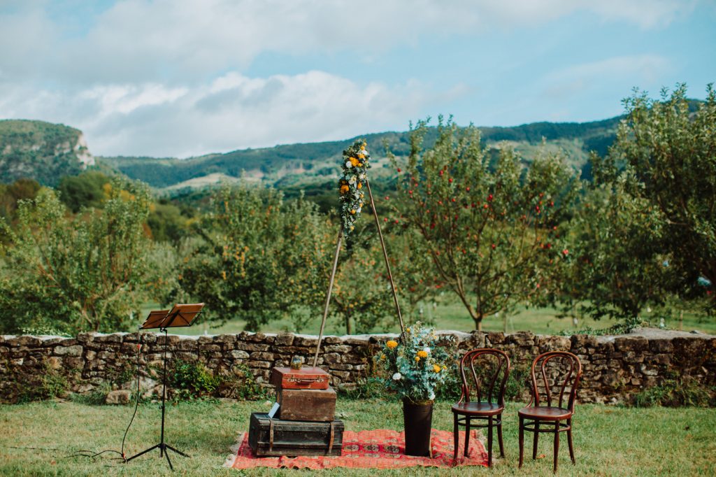 Décoration de la ceremonie laique